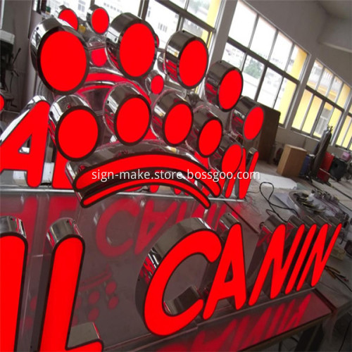 Outdoor LED Letter Business Signs With Lights